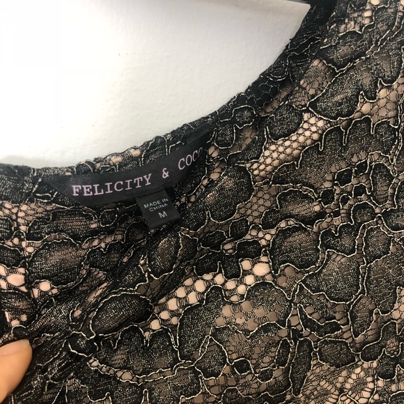 Felicity & Coco Metallic Lace Dress - Picture 3 of 6